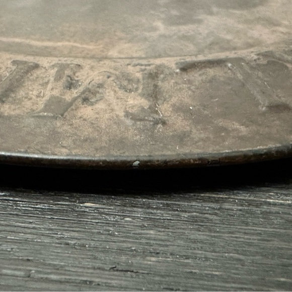 Antique Child’s Alphabet Metal Plate - Picture 3 of 3